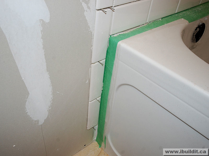 Finish installing beadboard to cover the ceiling. Installing The Ceramic Tile Tub Surround - My Old House